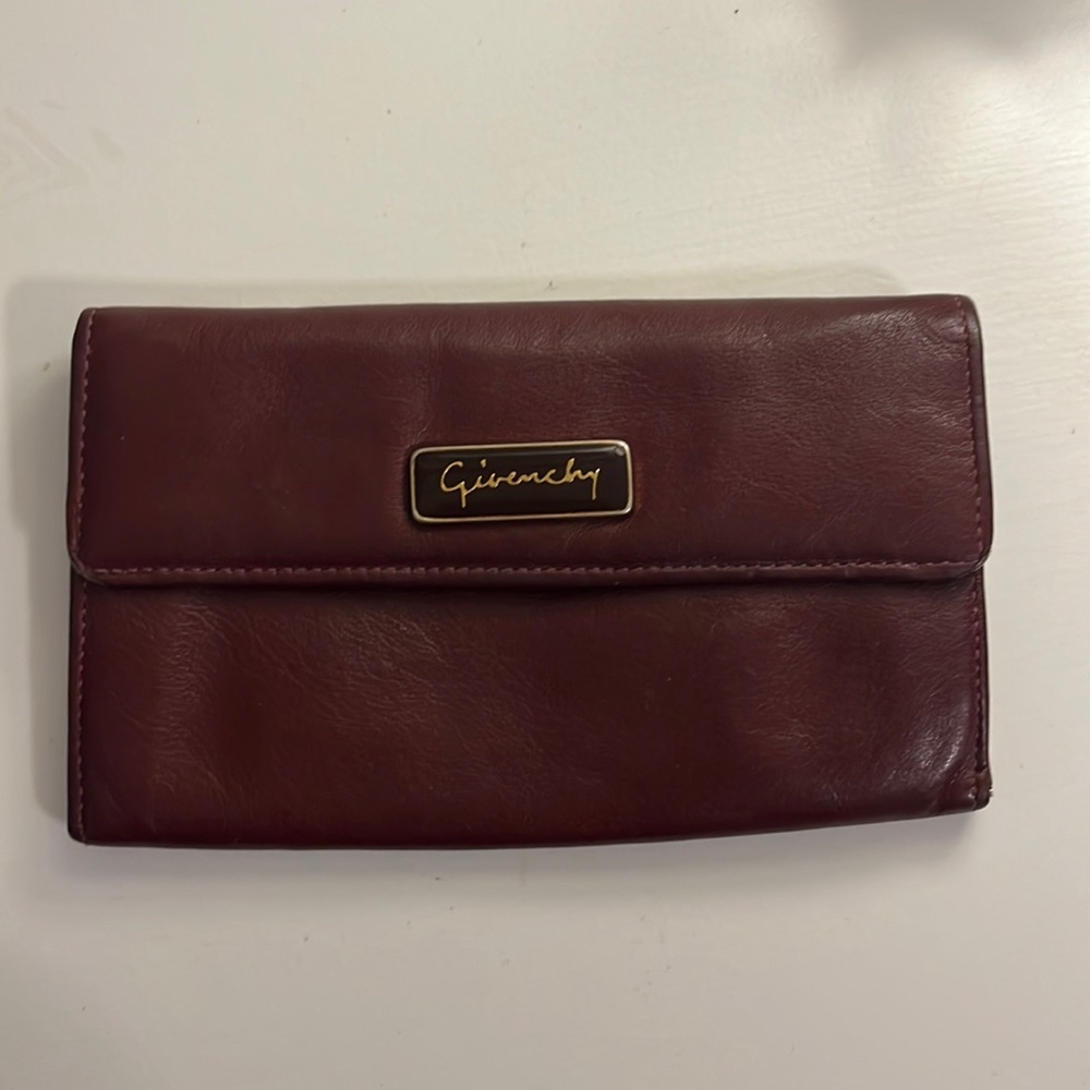 Givenchy leather change pouch card holder wallet